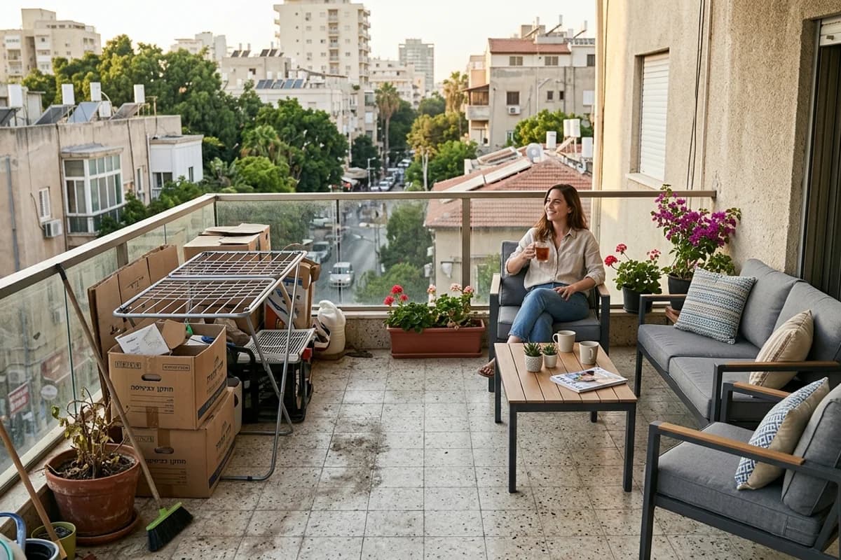 מרפסת קטנה, שינוי גדול: כך בונים פינת חוץ שבאמת משתמשים בה ב-2026